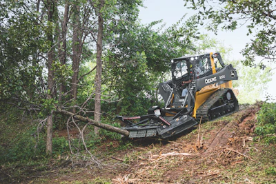 John Deere brush cutter landclearing attachment