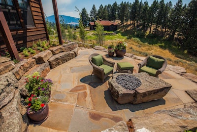 Outdoor best sale rock seating