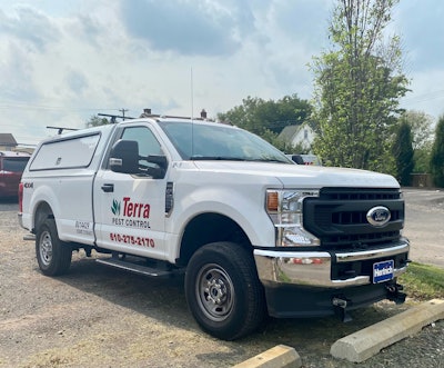 Terra Pest Control vehicle