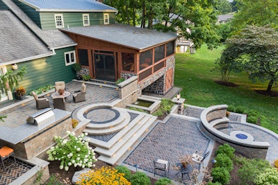 outdoor living space