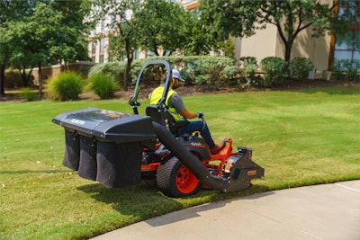 Grass collector for zero turn mower sales