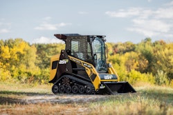 ASV RT-40 Compact Track Loader parked outside.