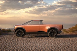 Nisssan unveils electric pickup truck