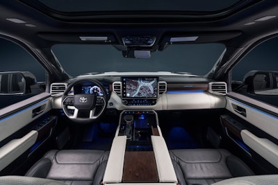 2022 Toyota Tundra Capstone interior view