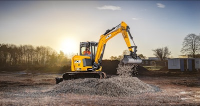 Demo of new JCB-50Z-1 compact excavator