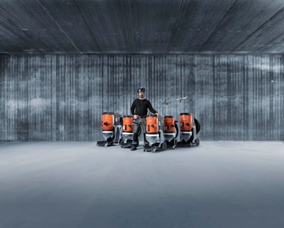 New dust extractor line by Husqvarna