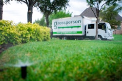 Grassperson landscaping truck