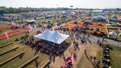 Drone shot of Equip Exposition