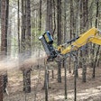 Excavator Drum Mulcher Action Shot
