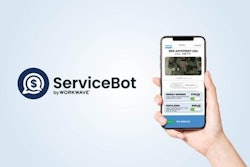 ServiceBot by WorkWave app on a smartphone