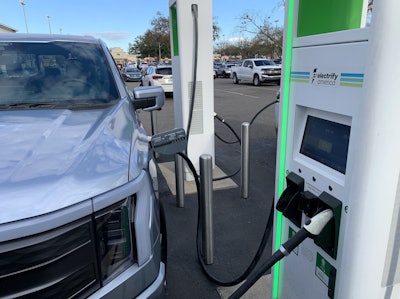 Ford Lightning charging Electrify America