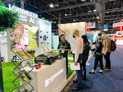 debuting robotic mower at CES