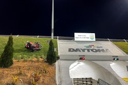 mower at Daytona