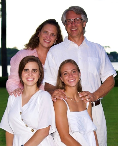 Todd and Elizabeth Antonick with their daughters