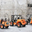 AUSA dumper, rough terrain forklift and telehandler