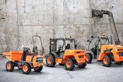 AUSA dumper, rough terrain forklift and telehandler