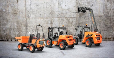 AUSA dumper, rough terrain forklift and telehandler