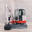 Takeuchi TB350R short tail swing compact excavator
