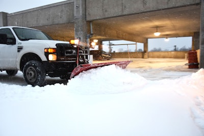 parking garage plow