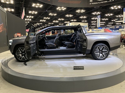 The electric Ram REV 1500 at the Work Truck Show in Indianapolis this past March.