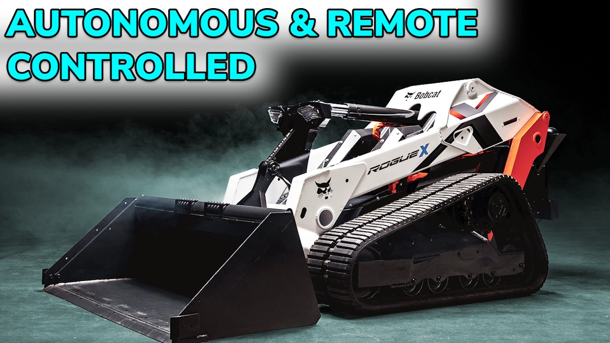 Video: Bobcat reveals all-electric, remote-control compact loader ...