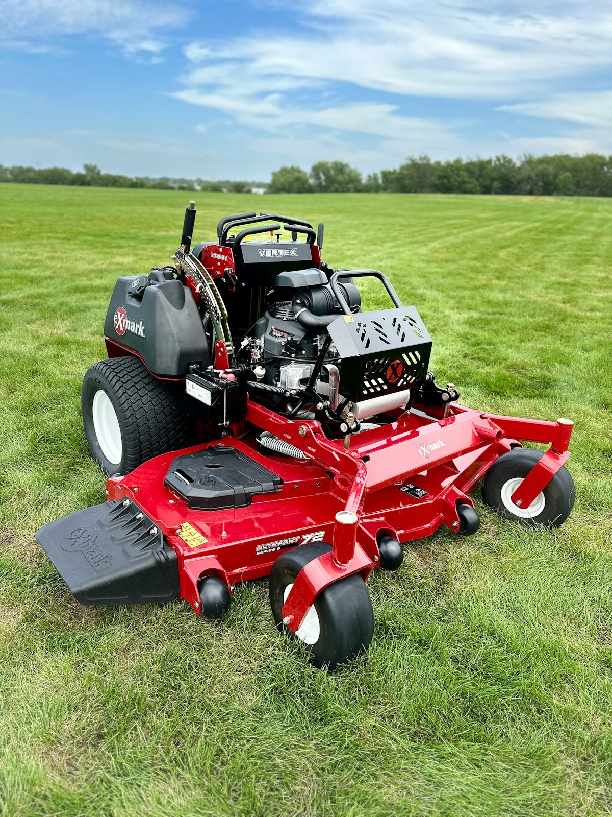 Exmark introduces Vertex X Series and Vertex E Series stand on mowers for 2024 Total Landscape Care