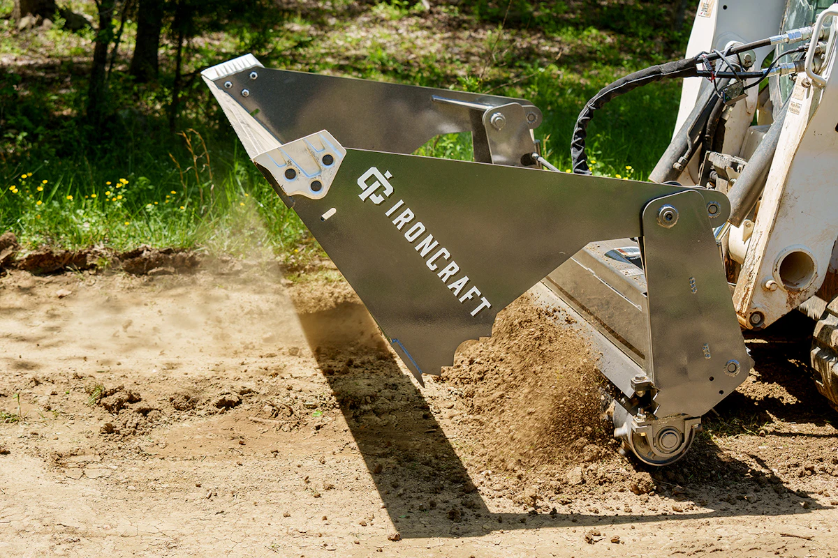 IronCraft launches 4-N-1 Bucket Power Rake for skid steers | Total ...
