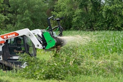 DC Pro mulcher in action on CTL