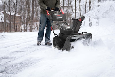 Kg470 Kress Snow Blower Action