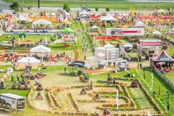 Equip Expo outdoor demo yard