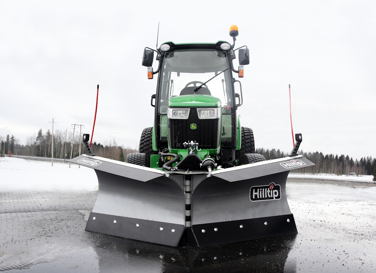 Hilltip presents new tractor vplow for snow removing Batang Tabon