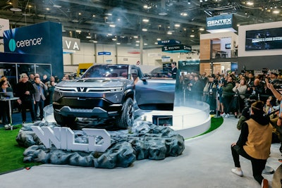 VF Wild concept electric pickup truck at CES 2024 in Las Vegas.