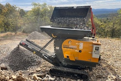 skid steer loads rubblecrusher rc150t crusher with rocks