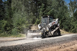 bobcat t86 CTL planing road