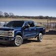 Ford F-350 Platinum Plus Pickup Truck in Antimatter Blue