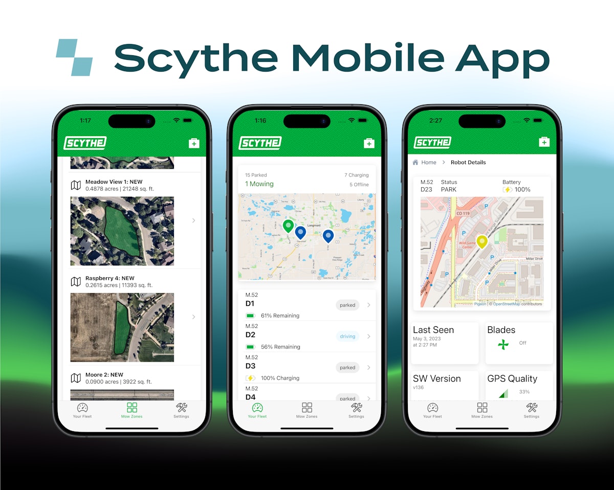Scythe Robotics introduces fleet management platform and mobile app