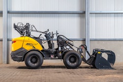 Mecalac MCL small articulated loader with Folding Canopy