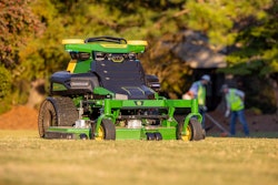 autonomous Deere mower