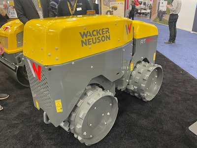 Wacker Neuson RTD-SC4 trench compactor at ARA Show