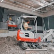 Takeuchi TB20e electric mini excavator