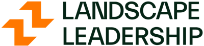 Landscape Leadership Logo Orange Green Digital