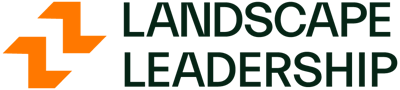 Landscape Leadership Logo Orange Green Digital
