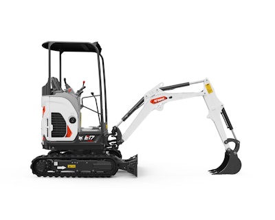 The Bobcat E17 is a new model for the company.