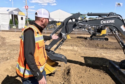 Steger points to the 26 P-Tier's auxiliary hydraulics.