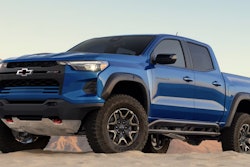 2026 Chevrolet Colorado ZR2 in reef blue metalic.