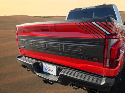 'We wanted to create a blueprint for the ultimate factory-backed Raptor, combining immense power with the rugged capability that the name implies,' says Matt Simpson, Ford executive director of accessories and personalization. 'This is for the enthusiast who looks at the F-150 Raptor R and says, 'How can we take it further?’”