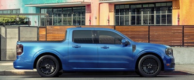 Ford calls its street-design Maverick Lobo 'the truck that thinks it's a sports car.'