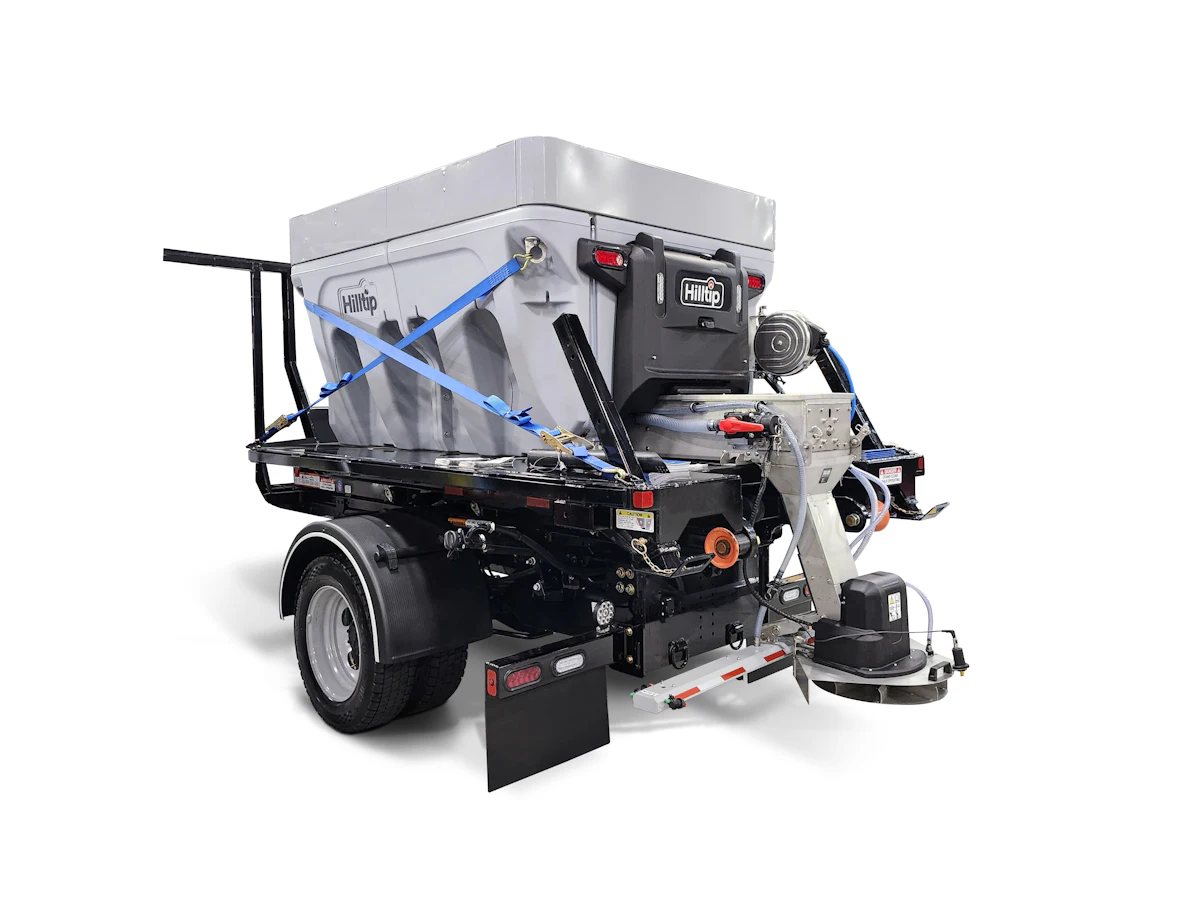 Hilltip intros extended-auger spreaders that better fit truck beds ...