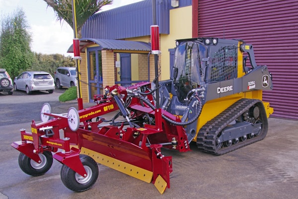 The SharpGrade GF110 grader blade attachment.