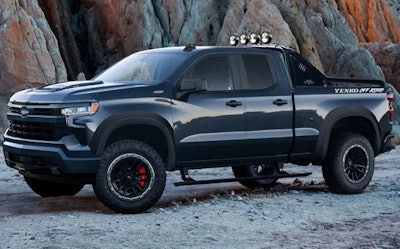 The 2026 Yenko/SC Supercharged Silverado Off Road offers a choice of three engines ranging from 700 to 1,000 horsepower.